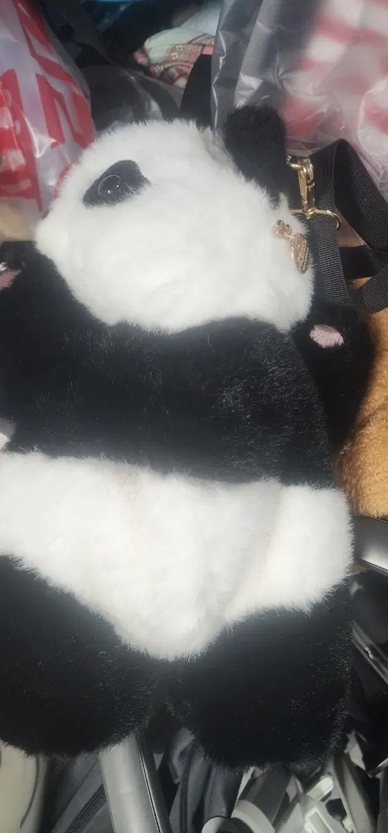 팬더 인형 가방
