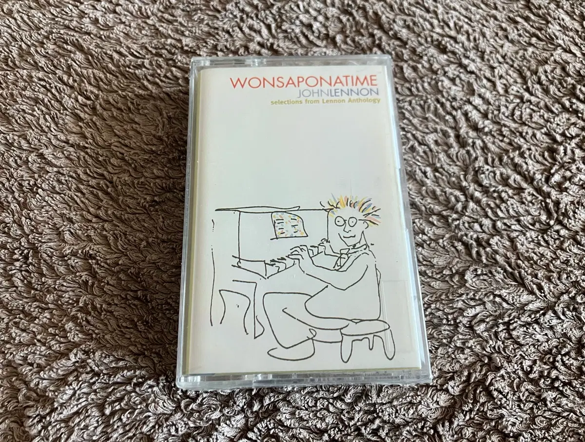 90년대 존 레논 Wonsaponatime 컴필레이션 앨범 국내 라이센스 초판 미개봉 카세트테이프 비틀즈