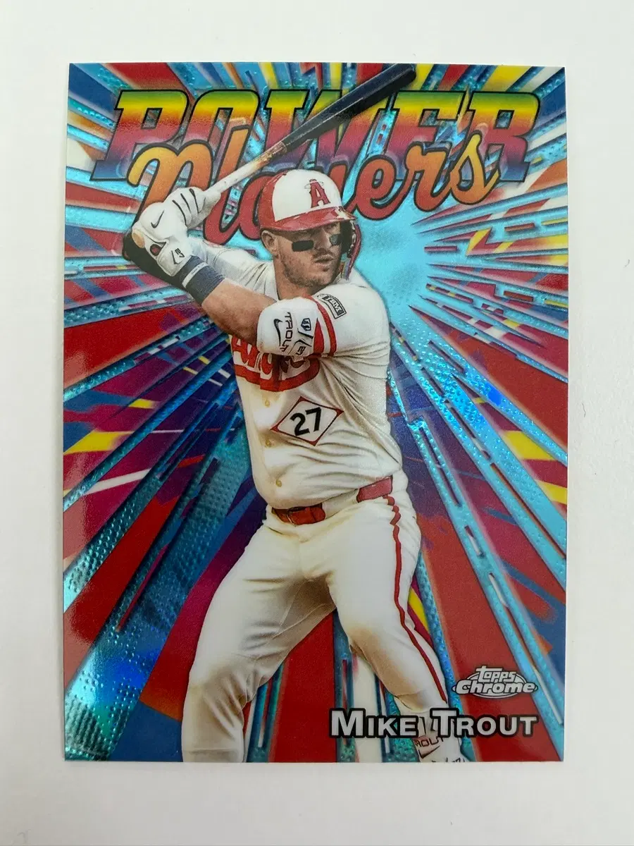 탑스 크롬 PP-34 마이크 트라웃 topps chrome