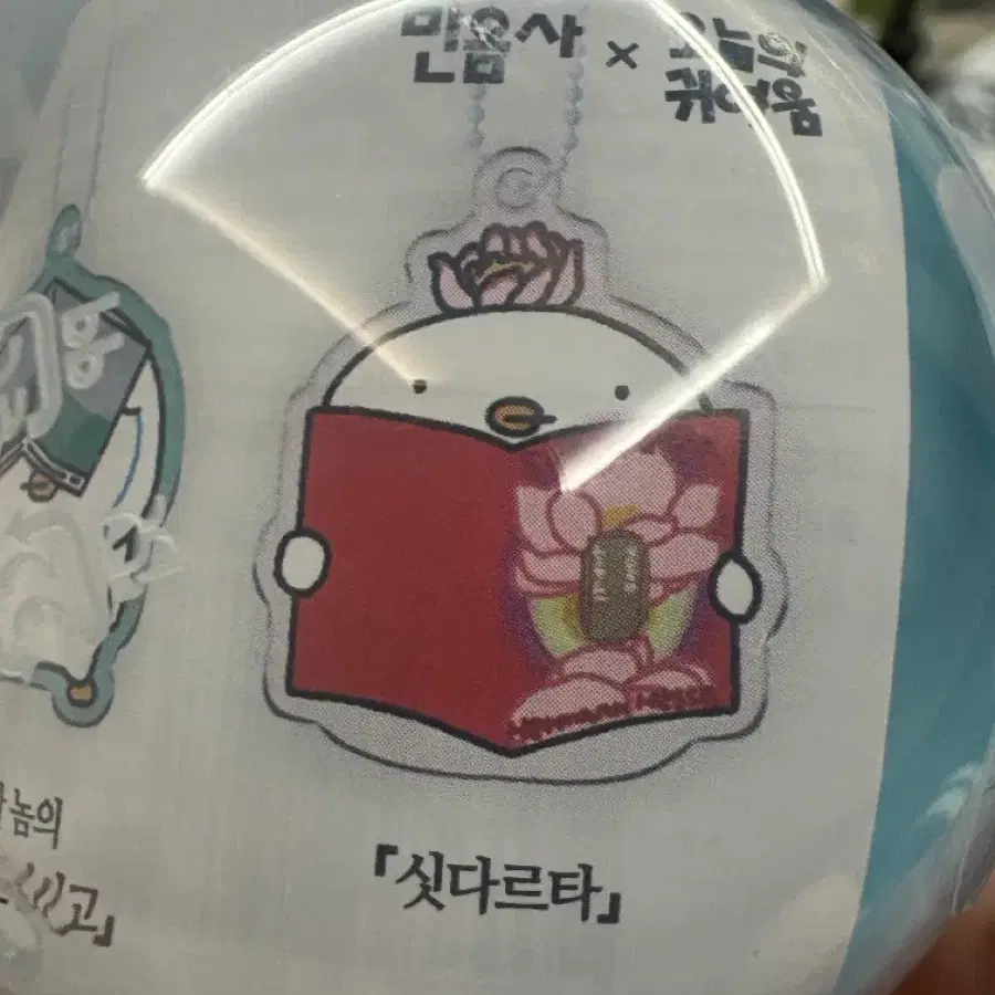 (미개봉) 민음사 오늘의 귀여움 굿즈 아크릴 키링 가챠 찌그렁오리 (찌오)싯다르타