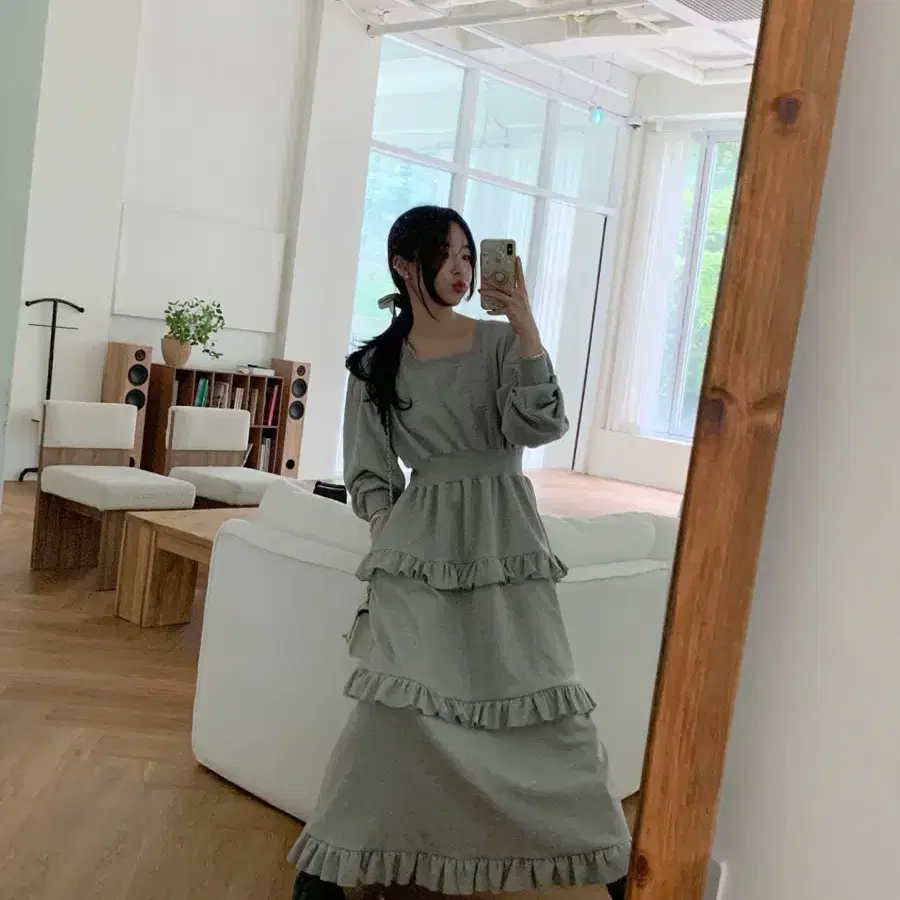 바이씨니 소프트 프릴 원피스 새상품:)