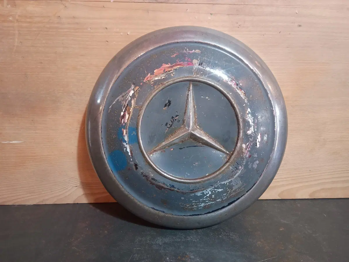 1950~1960년대 클래식 메르세데스-벤츠 휠 허브캡 지름24.5cm