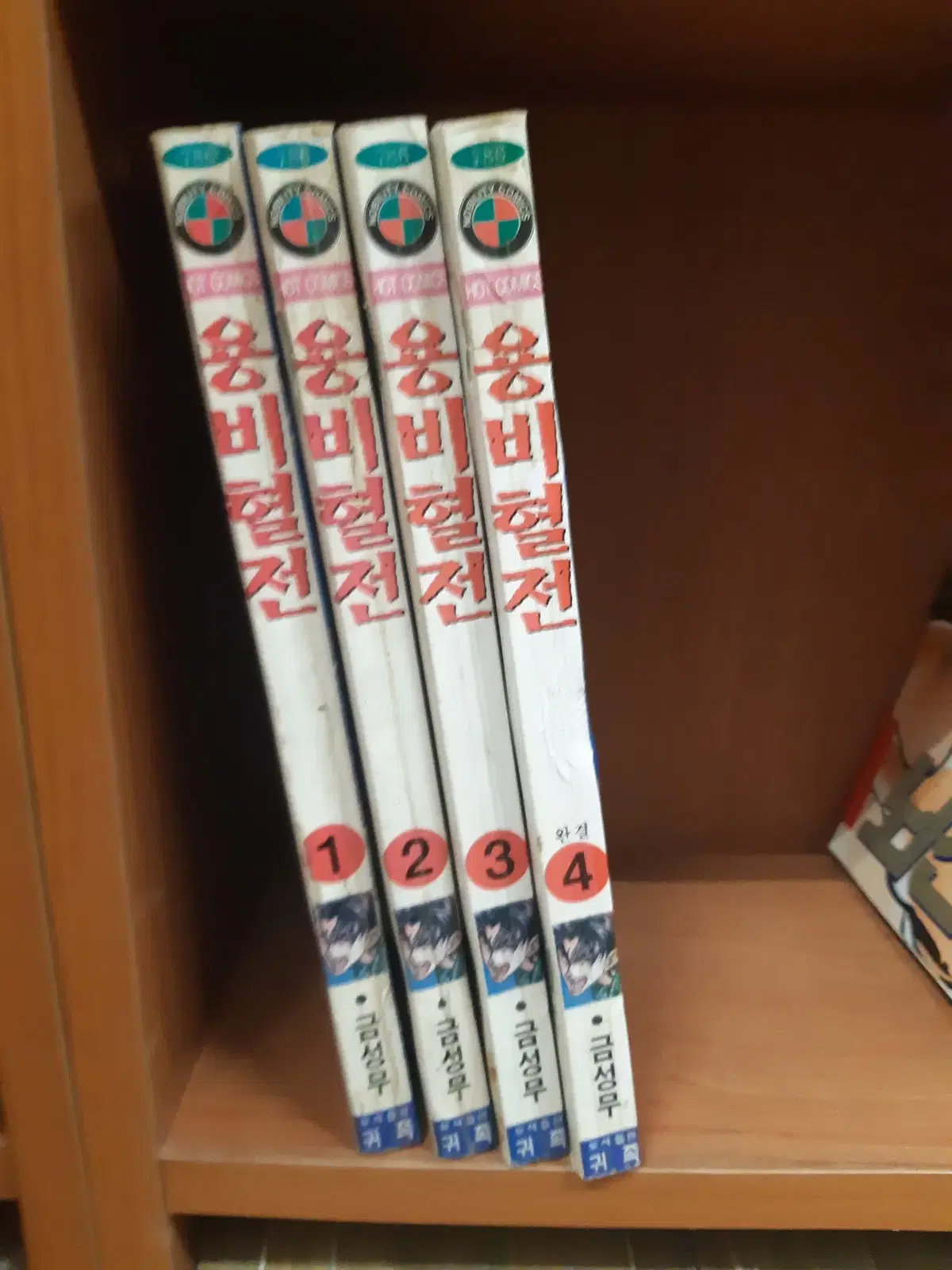 용비혈전 1-4 완결 중고만화책 만화짱많아 프로안전상점