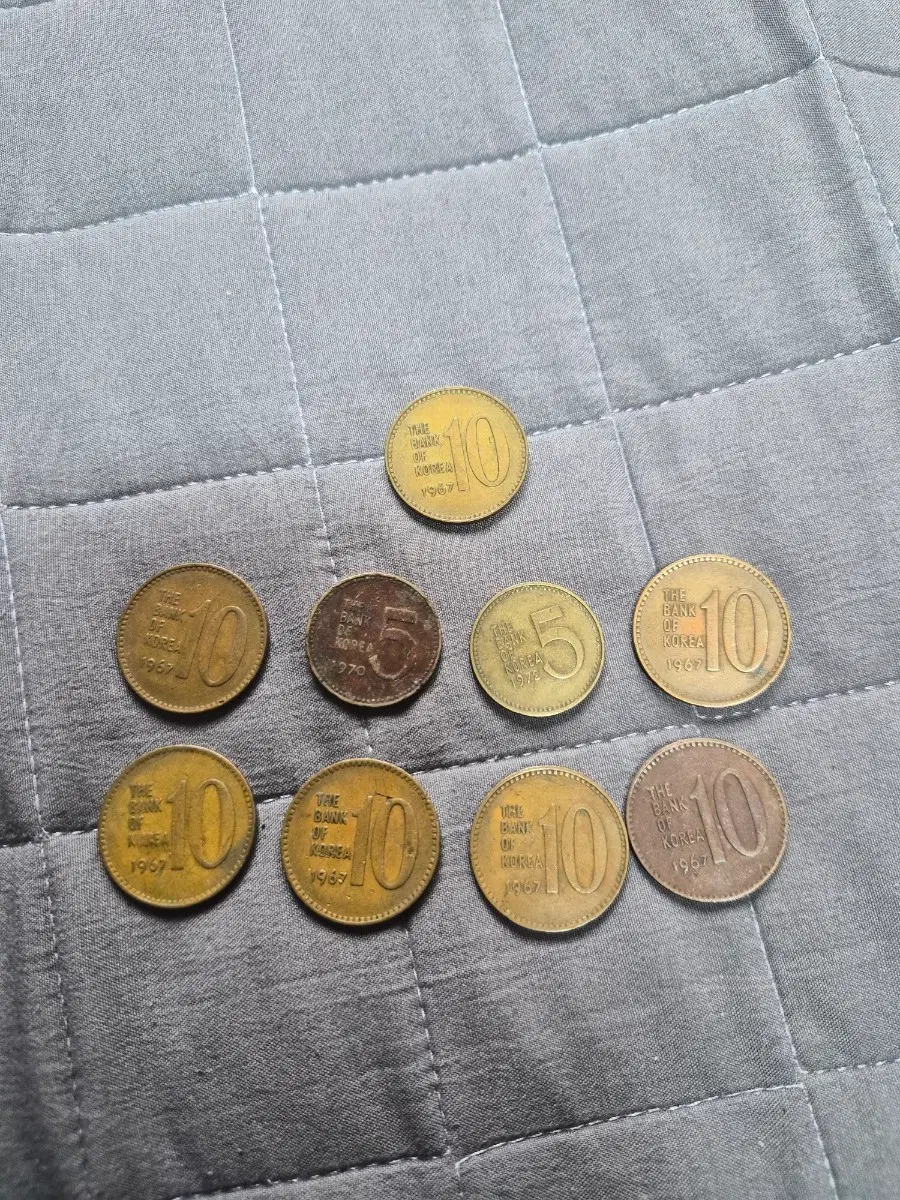 한국은행 10원 5원 1원 엔화 위안