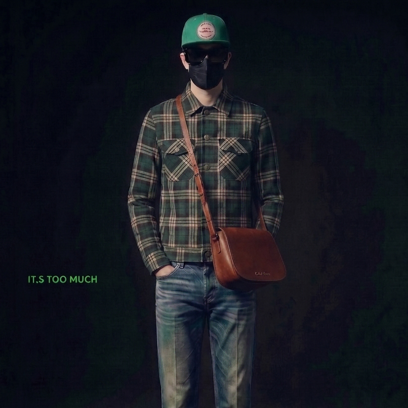 Q229 켈빈클라인가방남자가방 CK가방가죽크로스백남성 빈티지가방