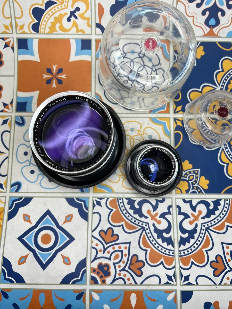 코닥 레티나IIIC 대창 렌즈 2종 80mm F4 과 35mm F5.6