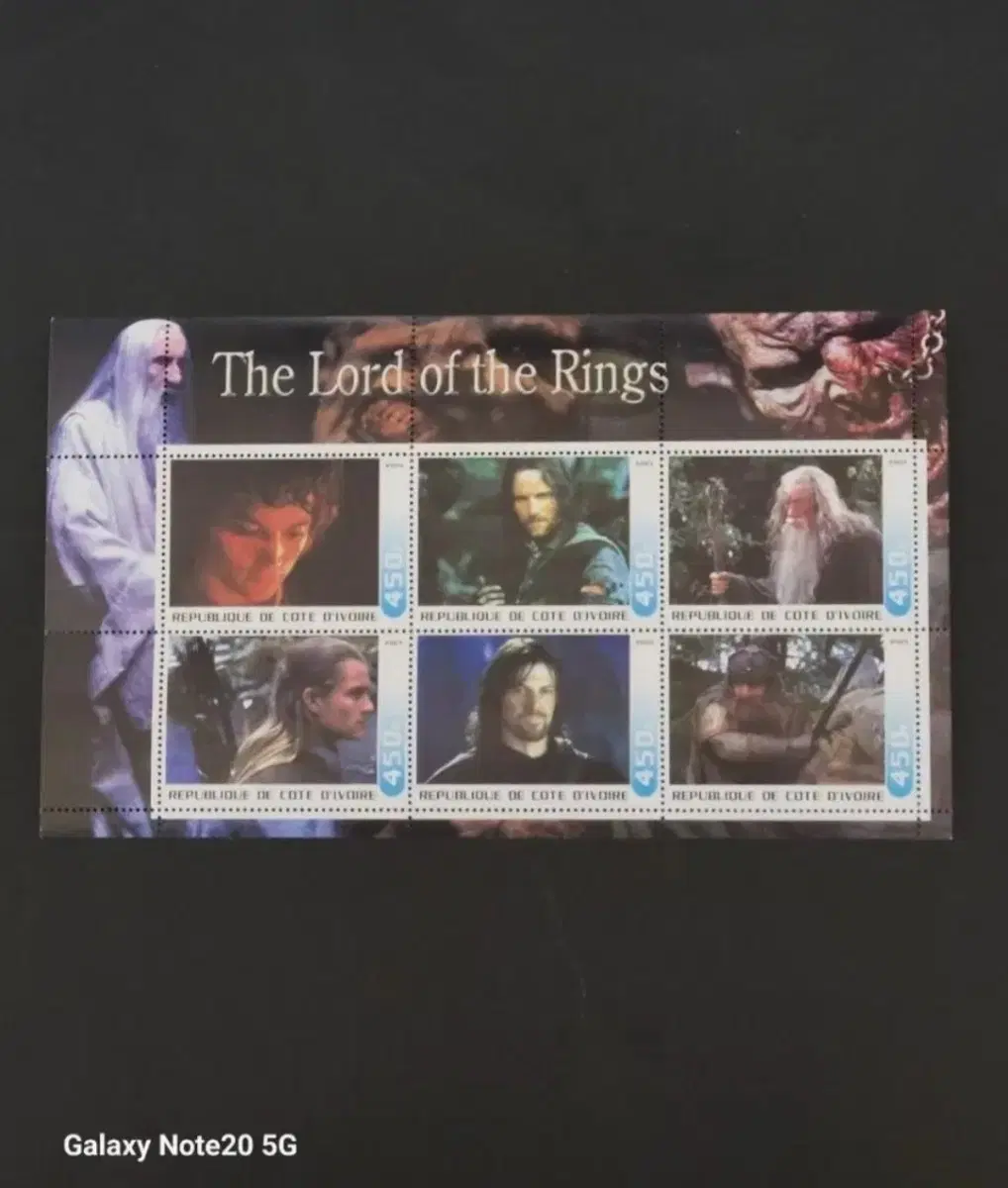 (영화우표)2003년 영화 '반지의 제왕' 기념 우표The Lord of the Rings (왕의 귀환)