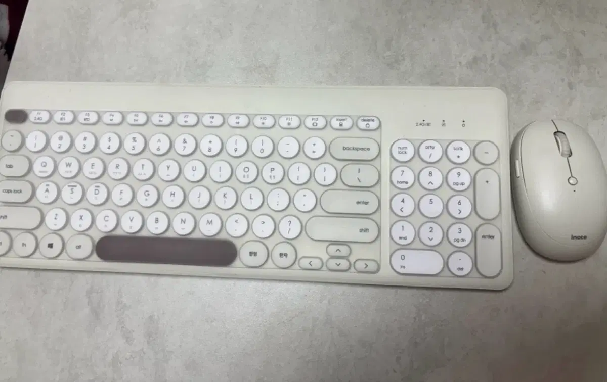 아이노트 블루투스 키보드 마우스 세트 X-KEY 96RB