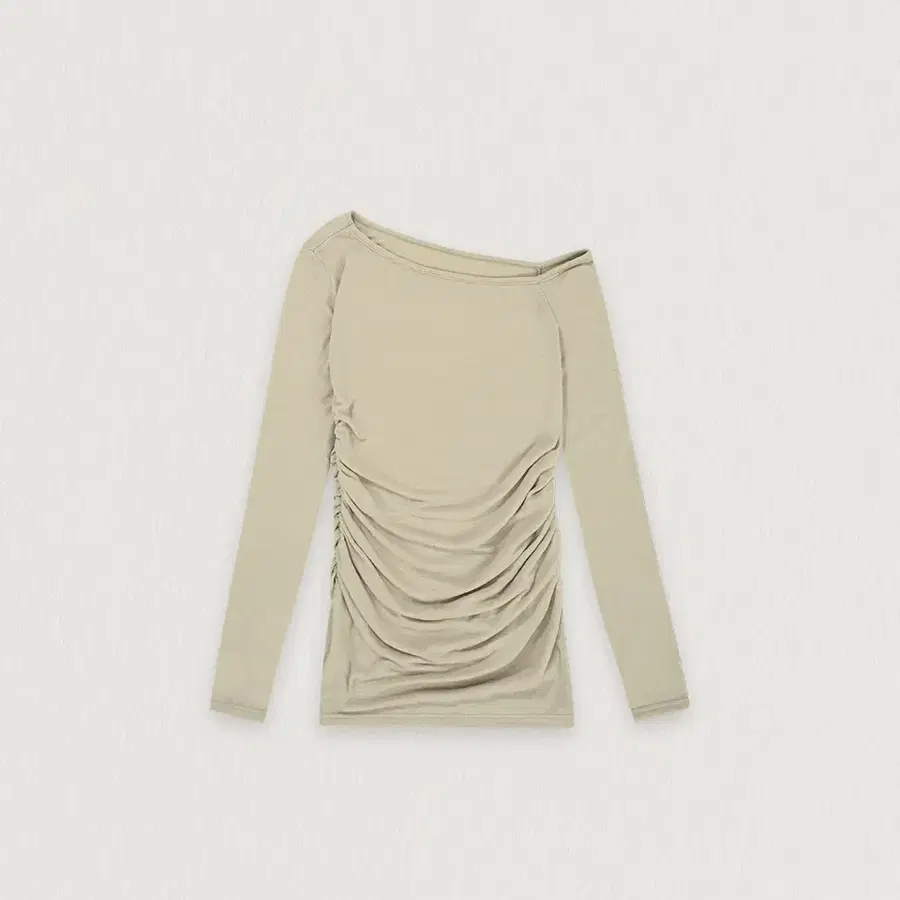 플레따 One shoulder Shirring Tee (민트) 1착