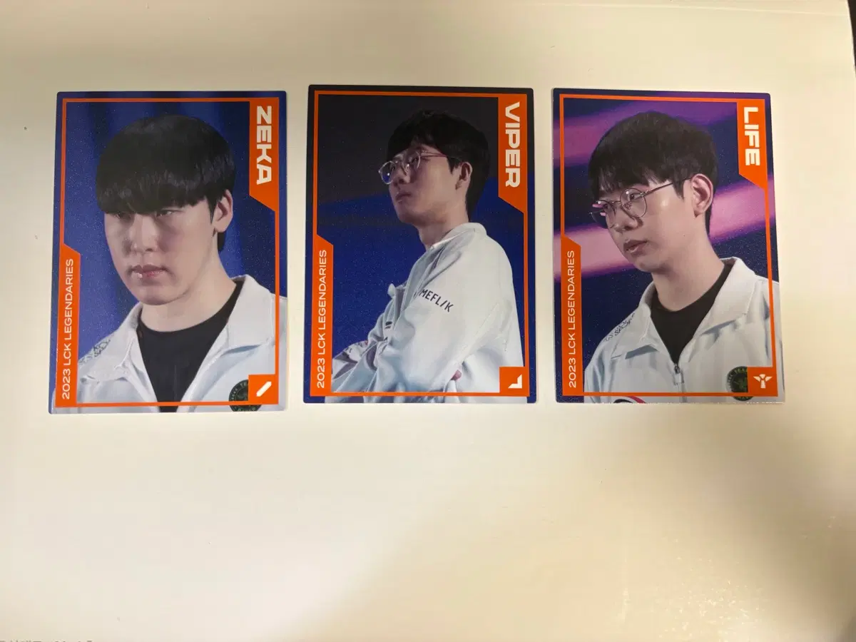 2023 LCK 레전더리스 카드 제카 바이퍼 라이프