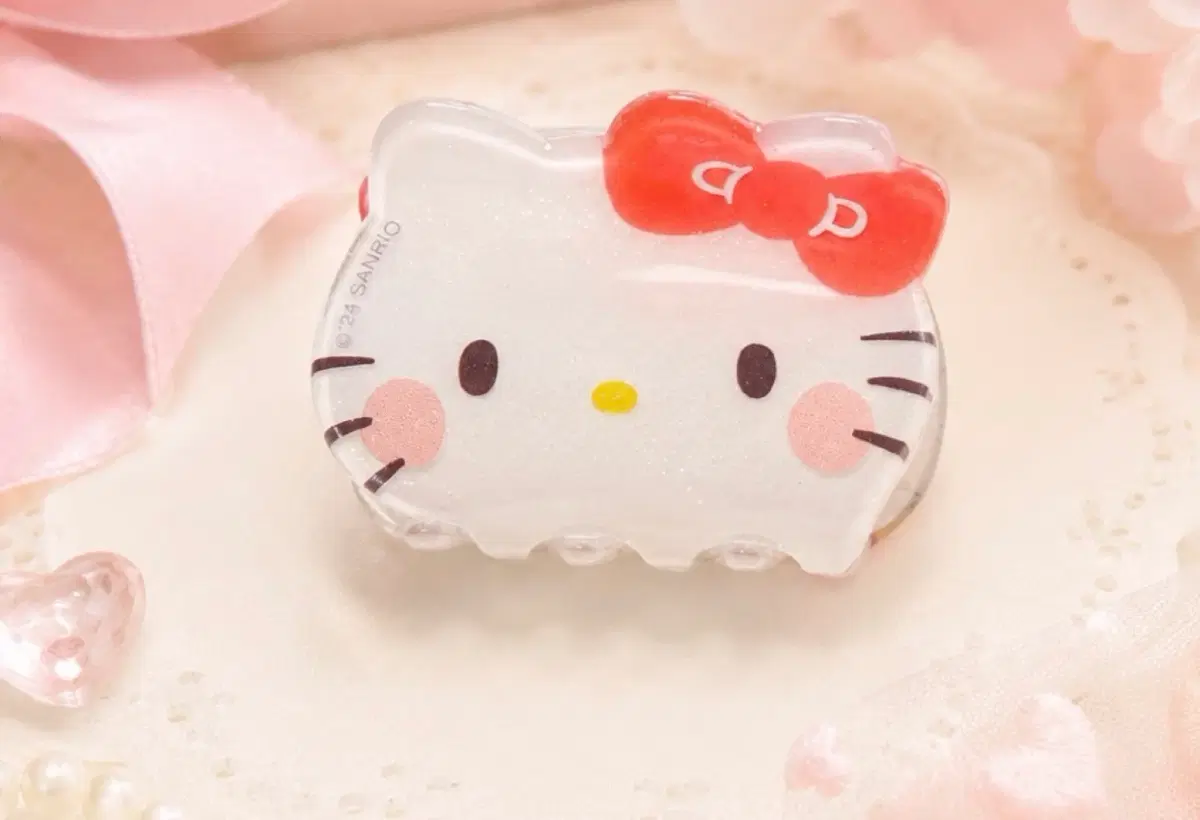 산리오 헬로키티 집게핀