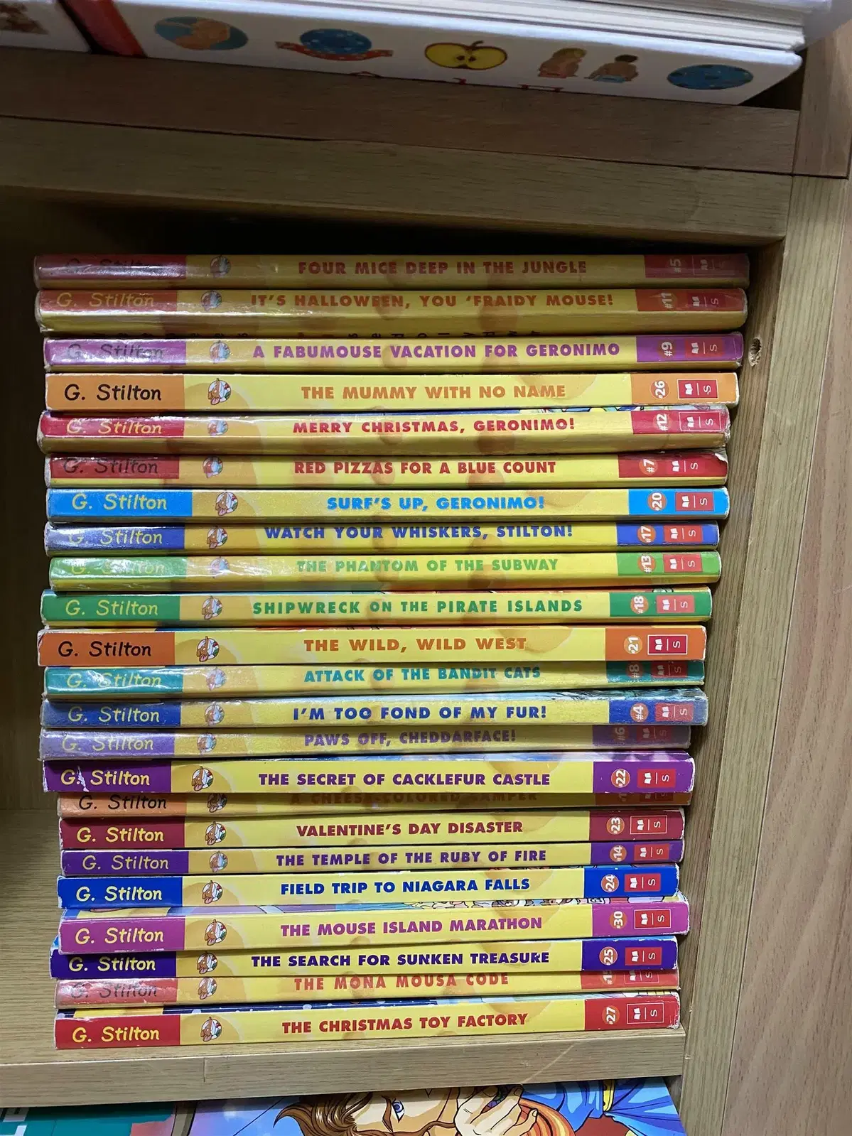 Geronimo Stilton SCHOLASTIC 23권 세트 영어원서 중고책