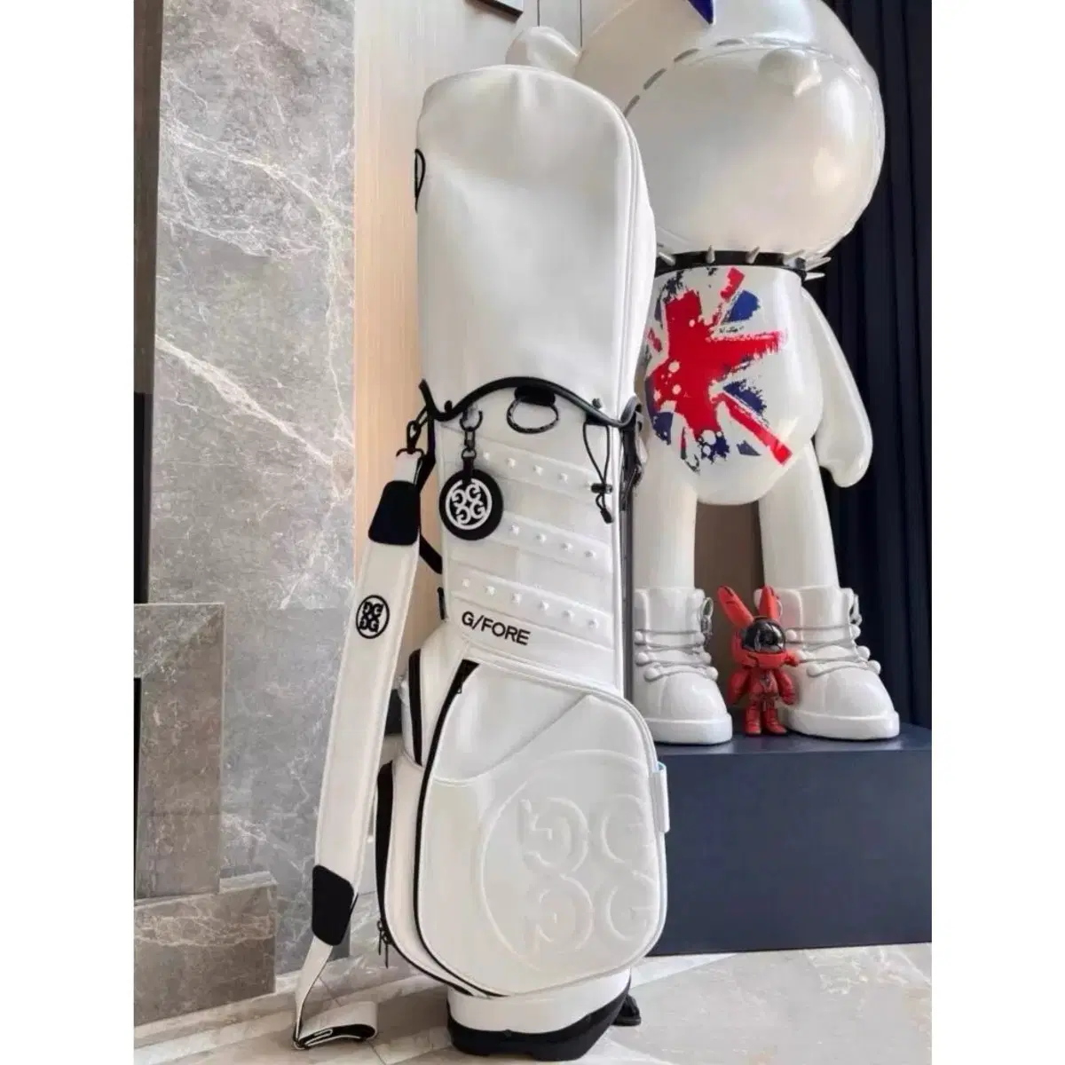 무료배송 G/FORE 골프백 화이트