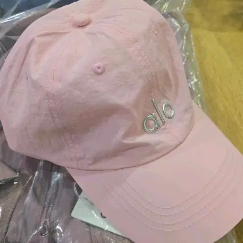 알로 볼캡 핑크