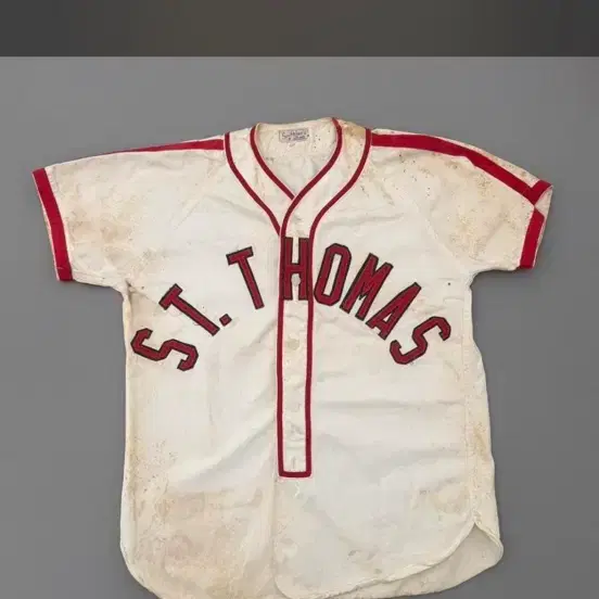 50~60s 세인트 토마스 베이스볼 져지 코튼 baseball