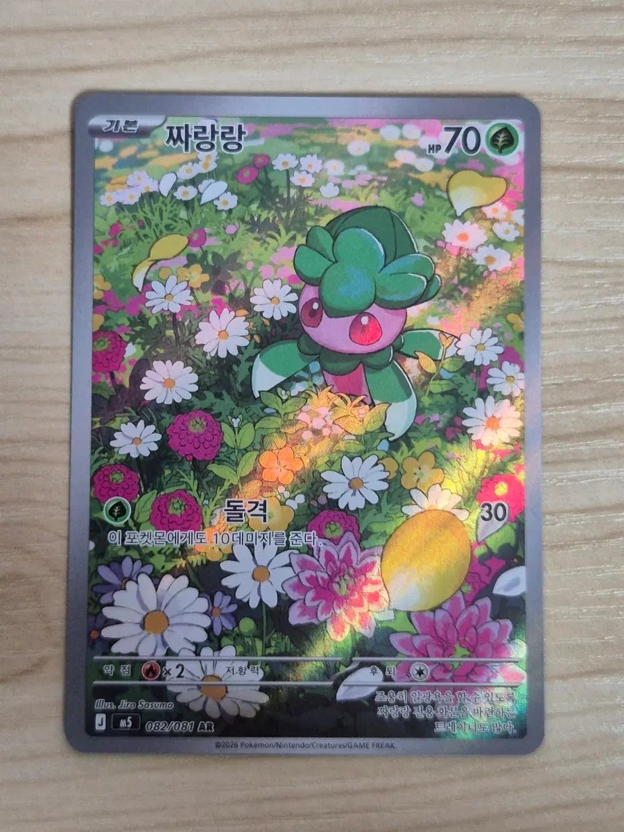 사. 포켓몬카드 짜랑랑 AR