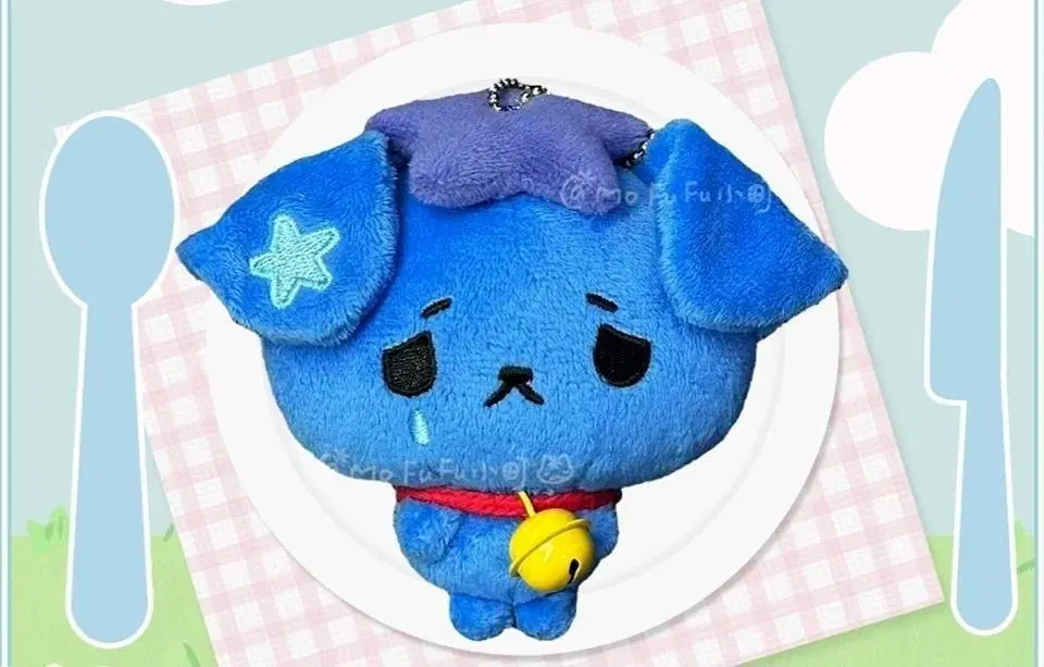 (구함)모후후코마치 10cm 솜인형 블루베리 부쨩