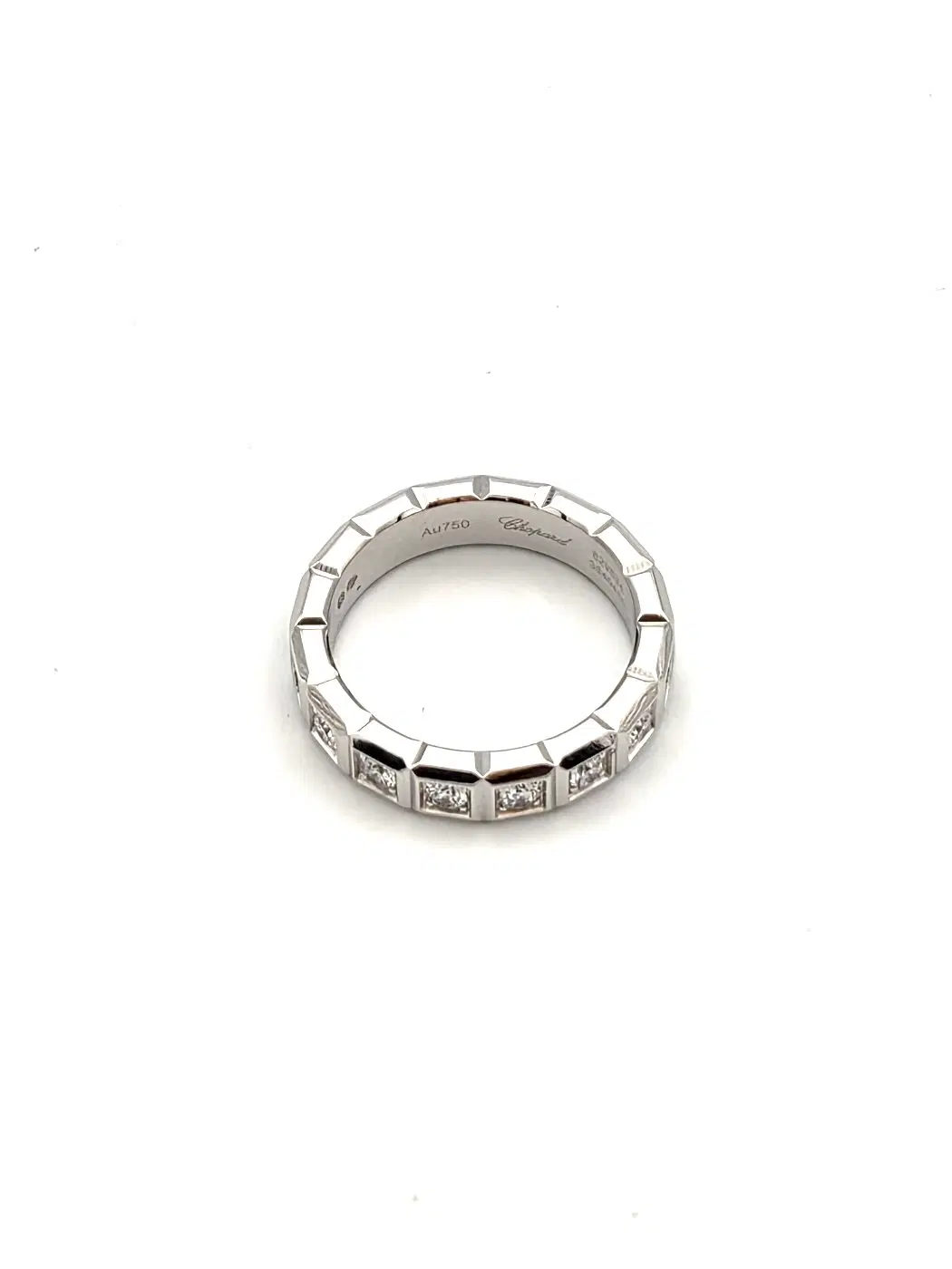 [다올 상인점] 쇼파드 아이스큐브 하프다이아 반지 4MM(829834)상태 A+