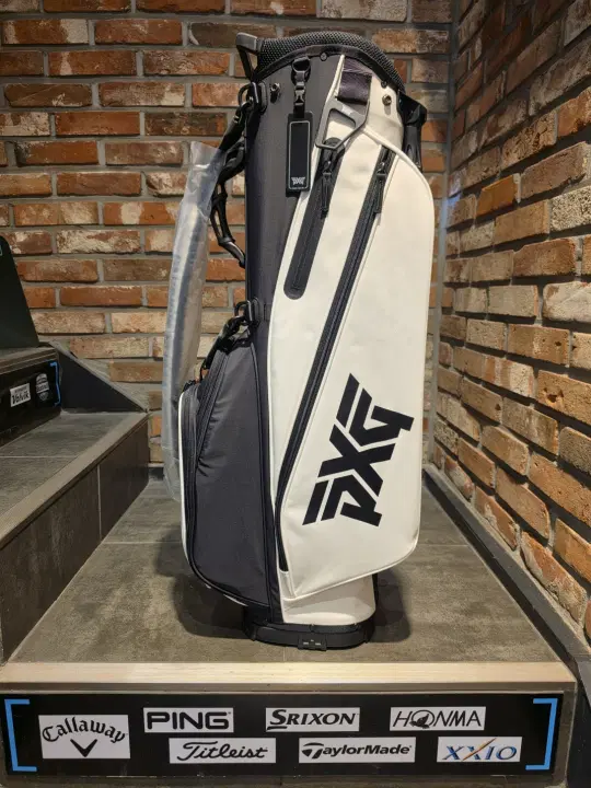 PXG 피엑스지 경량 스탠드백 캐디백 골프백 라이트웨이트 8인치 화이트