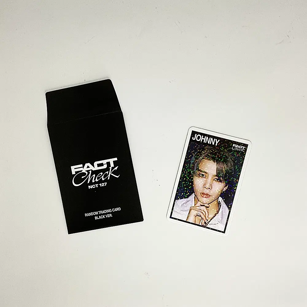 엔시티127 쟈니 팩트체크 목동 팝업스토어 스페셜 포토카드 포카 블랙 NCT127 JOHNNY FACT CHECK POP UP PHOTOCARD BLACK_3