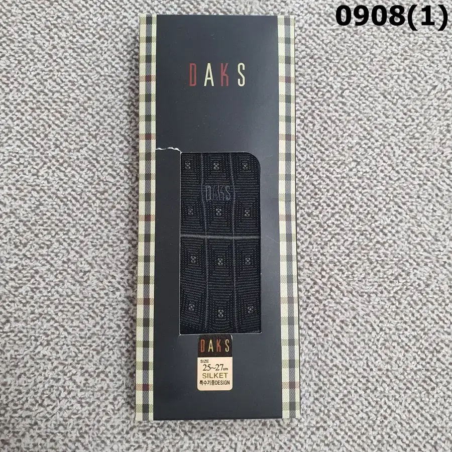 닥스 양말 25-27cm 실켓 특수무늬 디자인