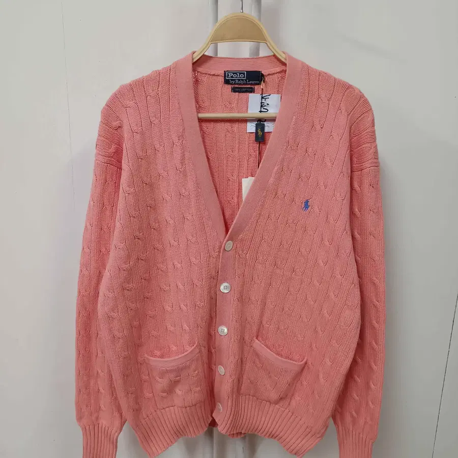 N-10748/폴로 정품 남성용 일경물산 꽈배기 가디건 100