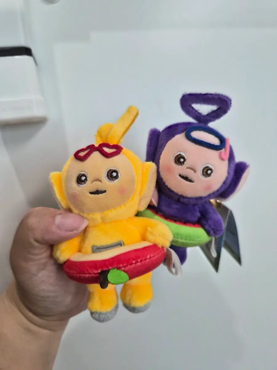 정품) 텔레토비 나나 / 보라돌이 인형키링 새제품