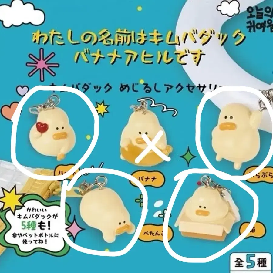 오늘의 귀여움 내이름은 김바덕 키링 미개봉 양도 마킹악세사리 캡슐토이