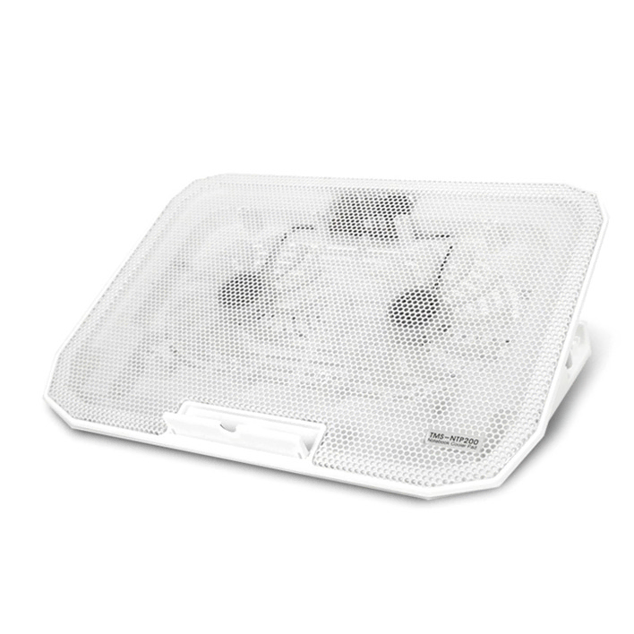 17형 노트북 쿨러받침대 5단 각도조절 LED 팬쿨러