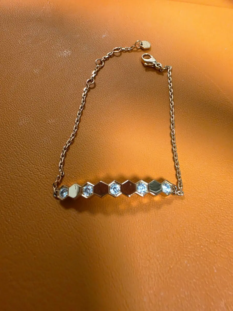 18k rose gold plated bracelet, new item