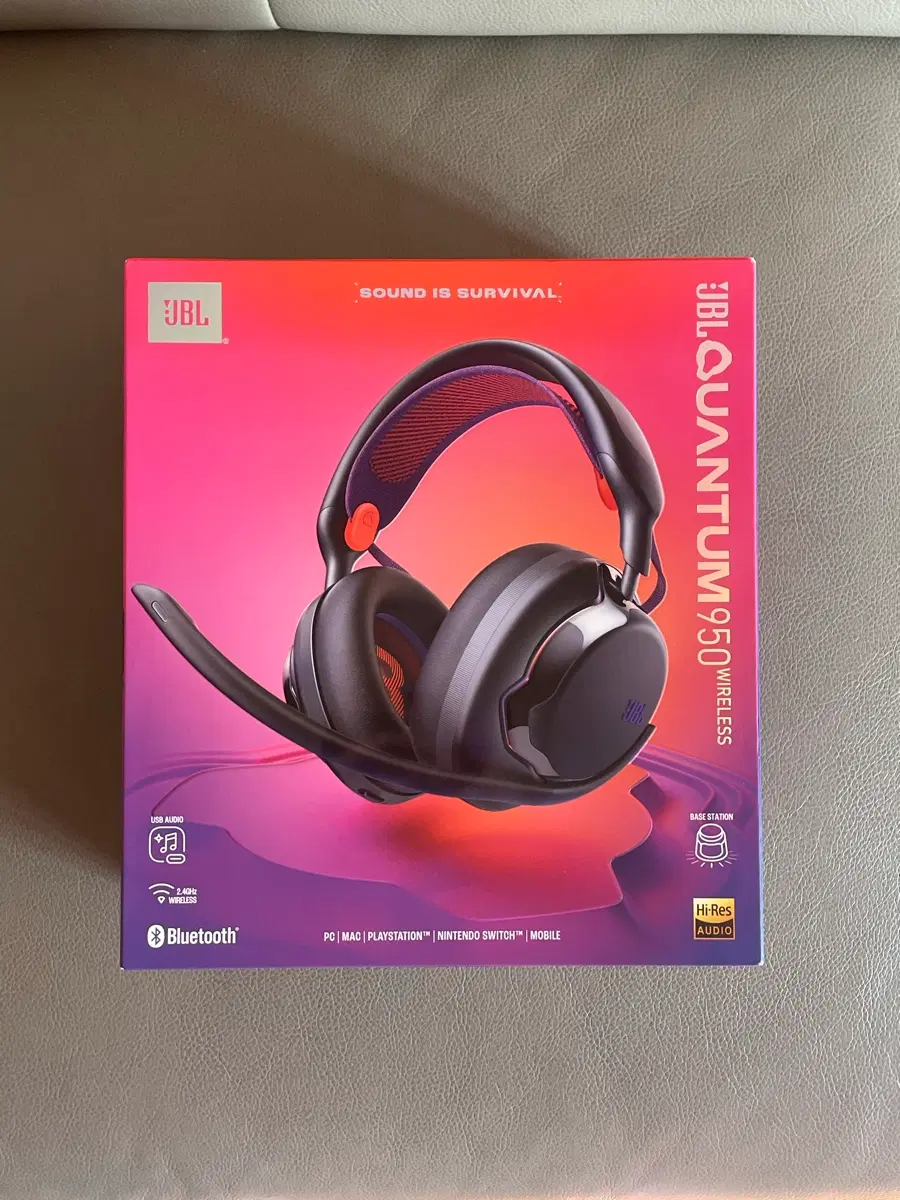 JBL QUANTUM 950 퀀텀 게이밍 헤드셋 무선 유선 겸용