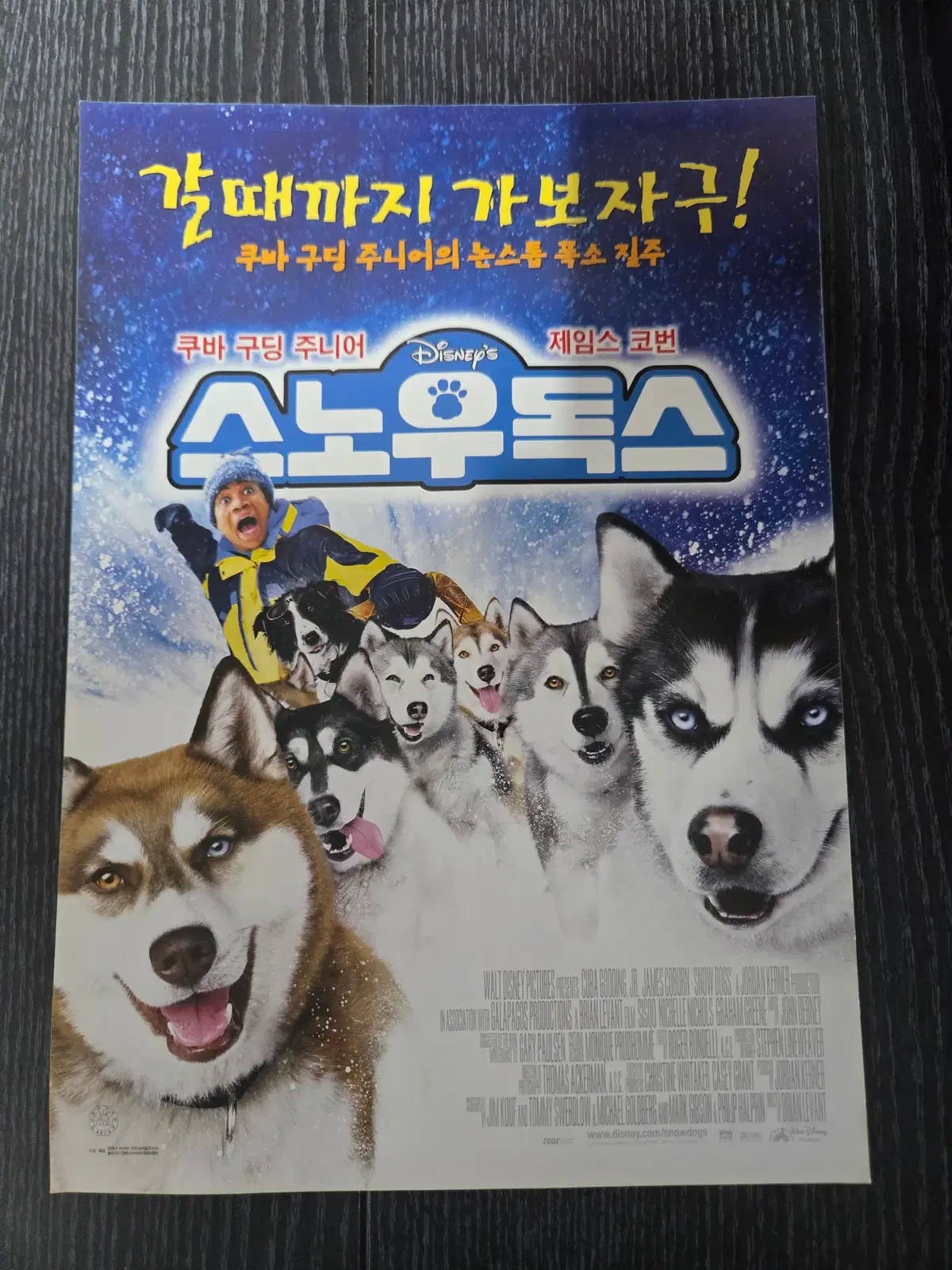 스노우독스 / /영화전단지/영화자료/고전희귀