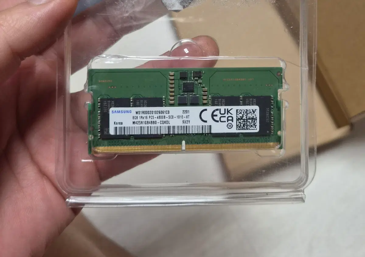 삼성 ddr5 8GB 팝니다. 노트북용