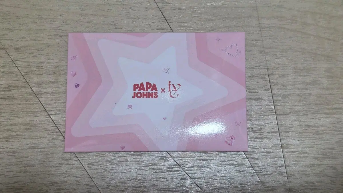 파파존스 아이브 홀로그램 포카 미개봉 새상품