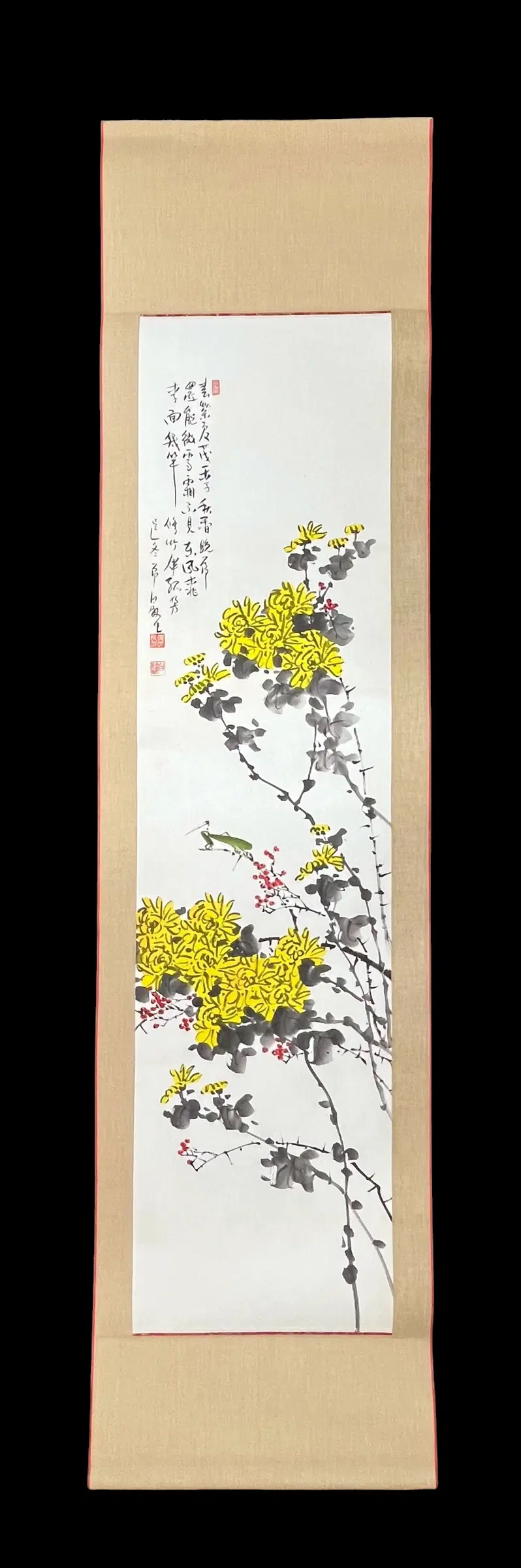 백포 곽남배 수작, 국화도