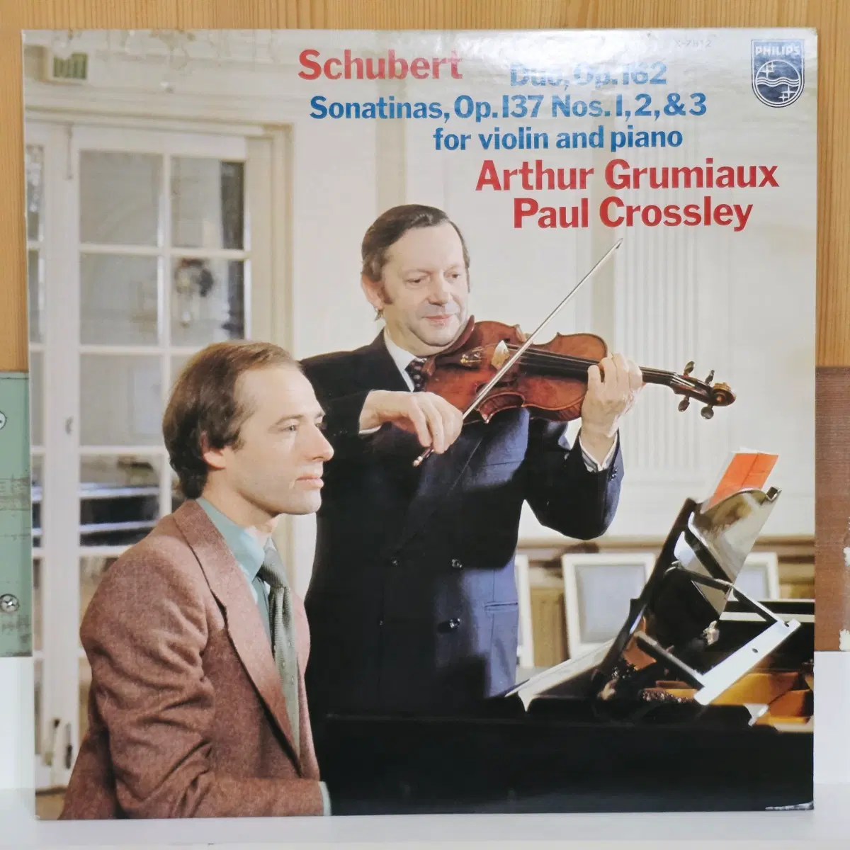 Arthur Grumiaux, Paul Crossley - 슈베르트 바이올린 작품집 LP