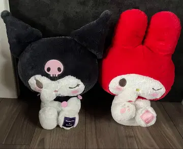 산리오 쿠로미 마이멜로디 kamatte 봉제 인형 2체 세트
