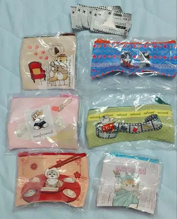 가챠 모프 샌드 모후모후 저니 파우치 전 6종 풀컴프