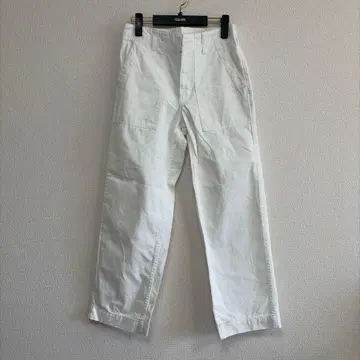 Spick and Span 베이커 팬츠 화이트 캐주얼 팬츠