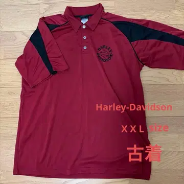 Harley-Davidson 피케 셔츠 버건디 반팔