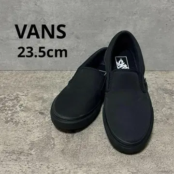 VANS 반스 슬립온 V98CF AC 23.5cm 올 블랙 블랙