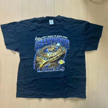 [레이커스 2001 BACK TO BACK NBA 챔피언 t셔츠