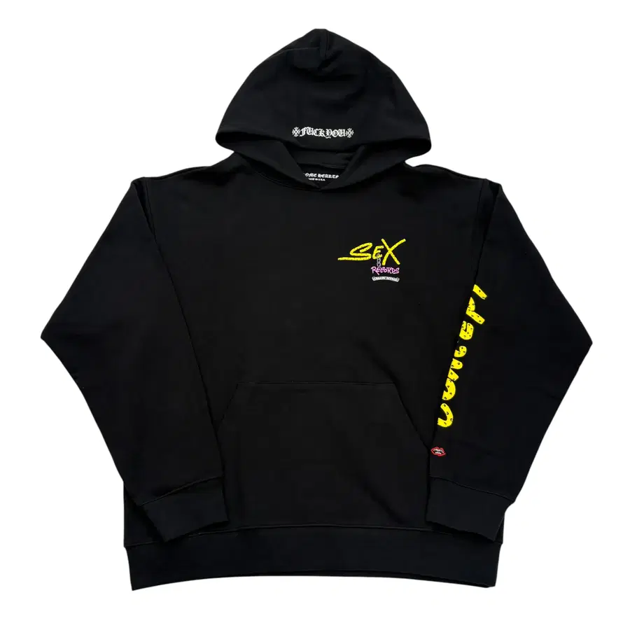 [THE DOSAN] 크롬하츠 섹스 레코드 후드티 블랙 XL