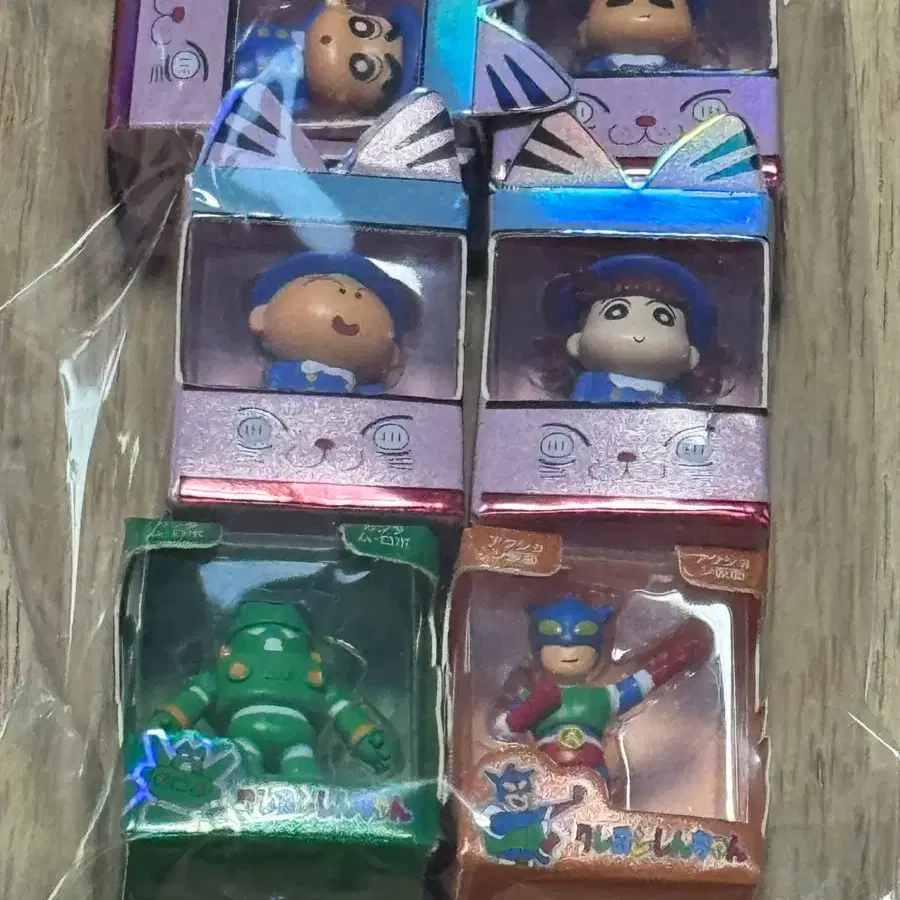 짱구 쌀알 피규어 6종