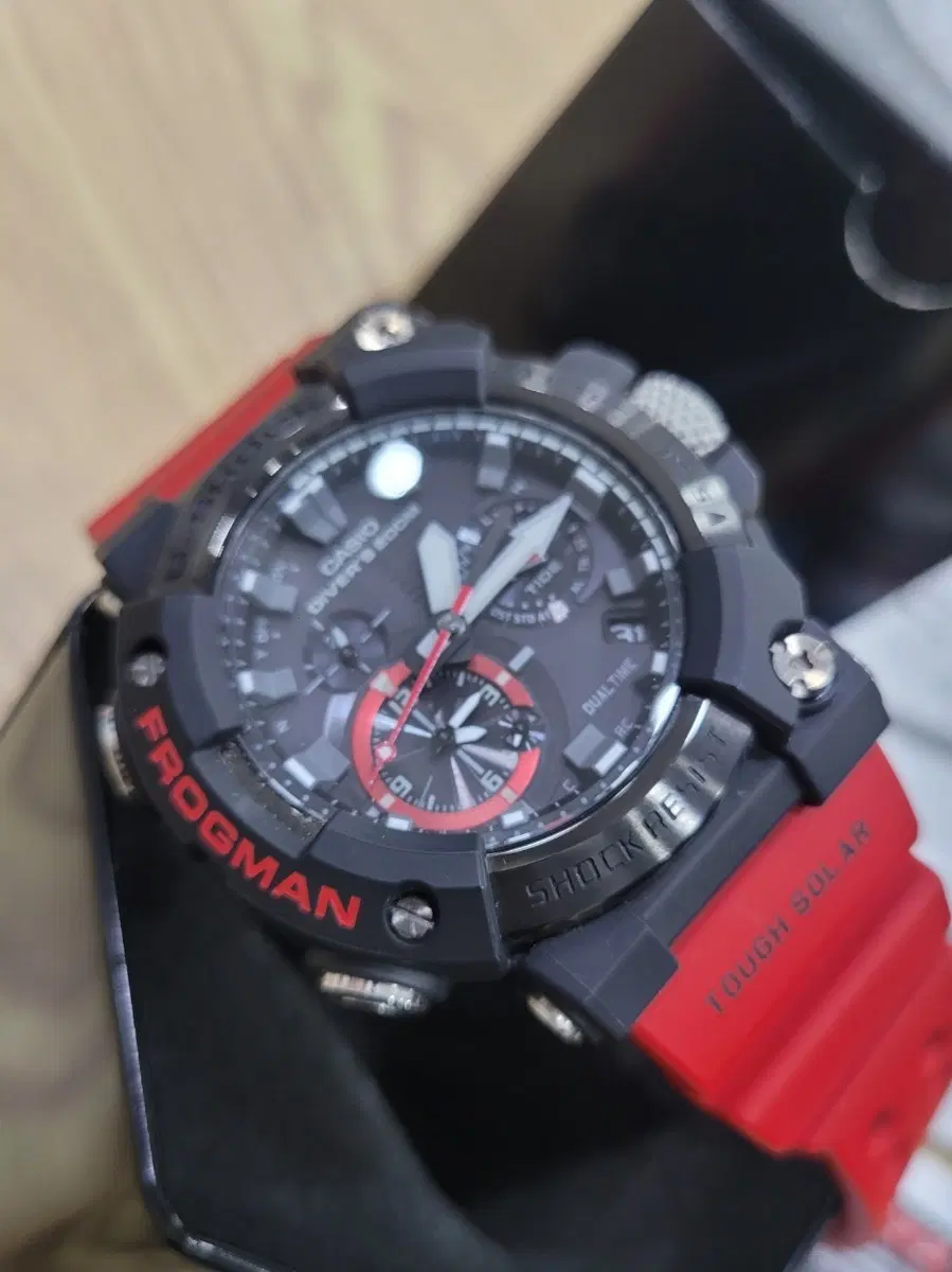 [S+급] G-Shock FROGMAN 지샥 아날로그 프로그맨 GWF-A1000 다이버 워치 풀박스 제품.
