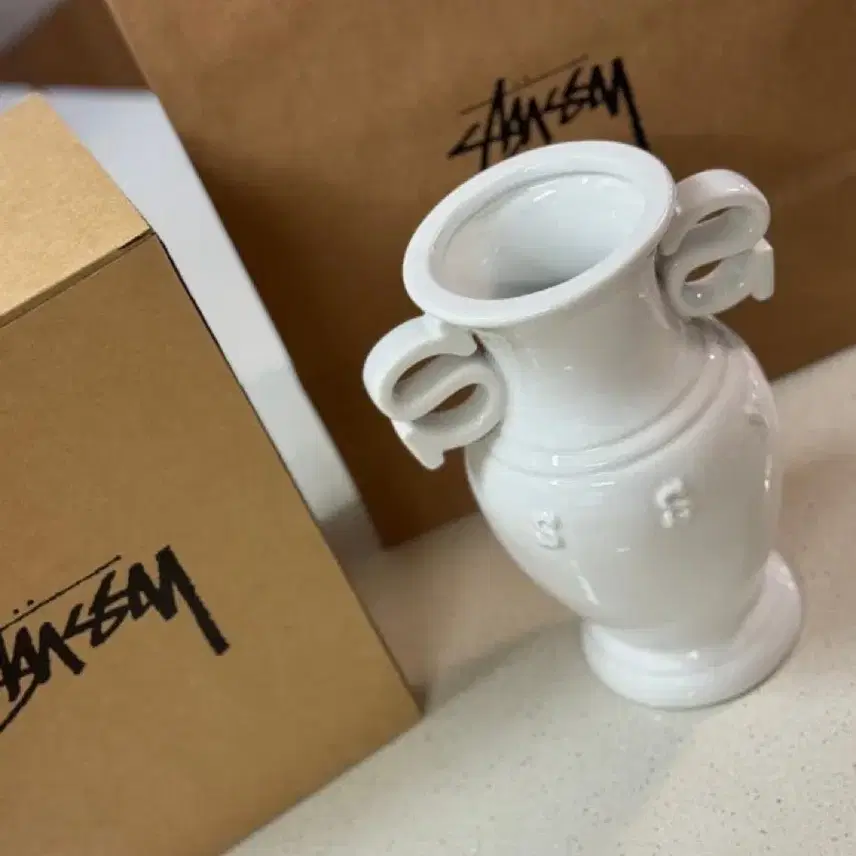 透視セラミックベース花瓶花瓶 stussy vase seramic