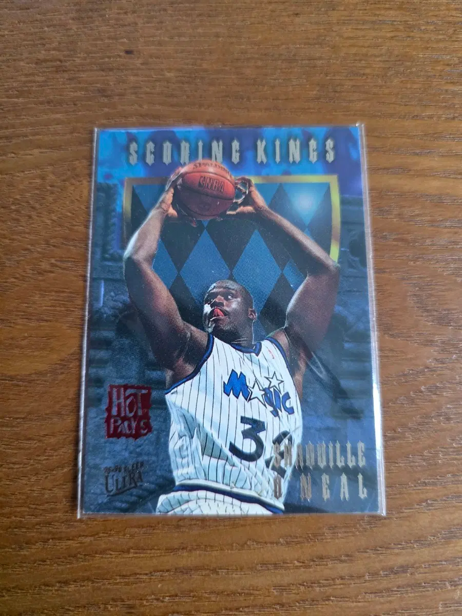 ultra kings shaquille neal scoring fleer 1995-96 hot packs