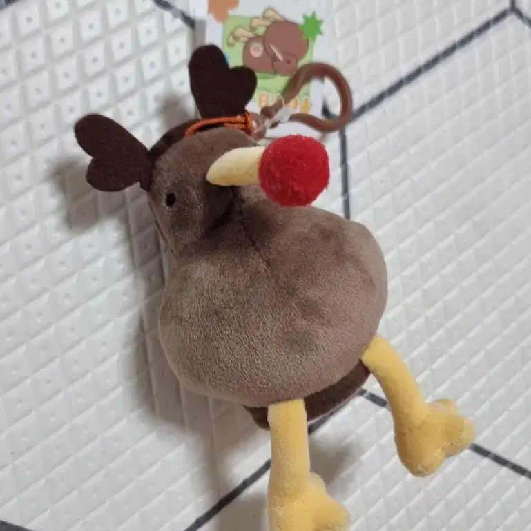 (새상품)키위새 인형 키링 브라운.