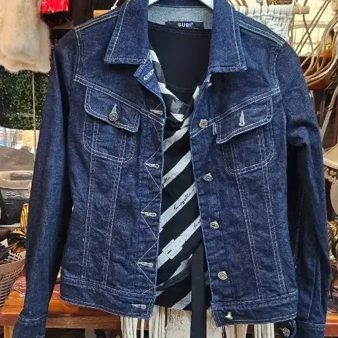 수비(SUBI수잇 데님 청자켓