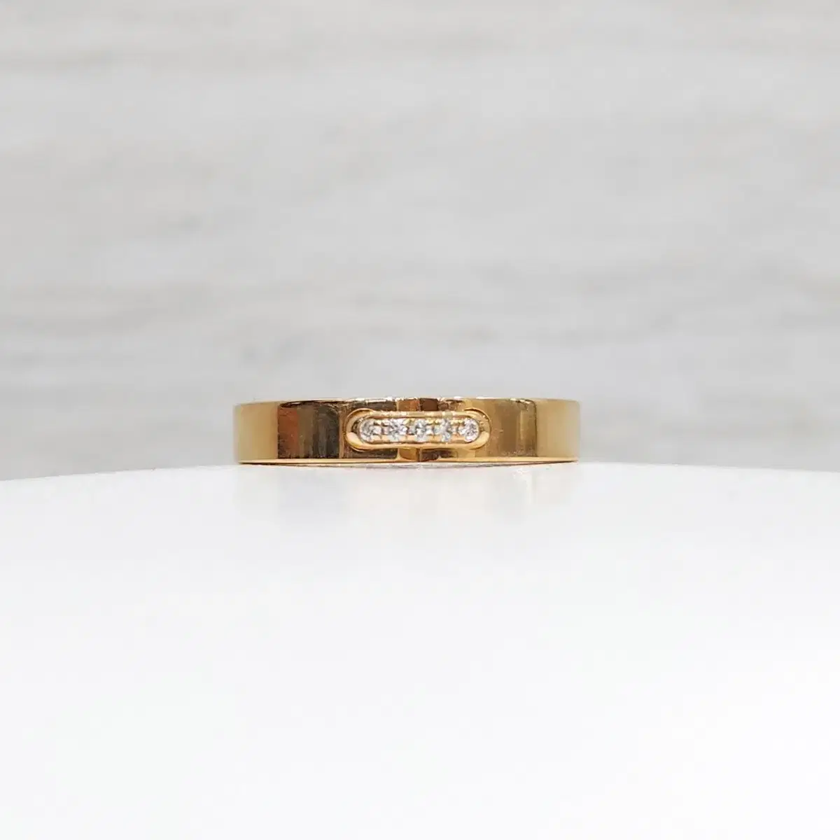 쇼메 리앙 에비던스 다이아몬드 링 18K 핑크골드 47호 082560